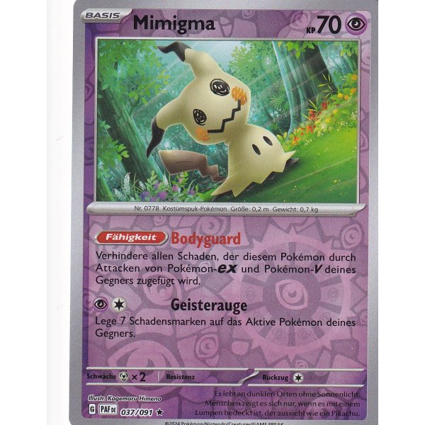 Mimigma 037/091 Holo REVERSE HOLO