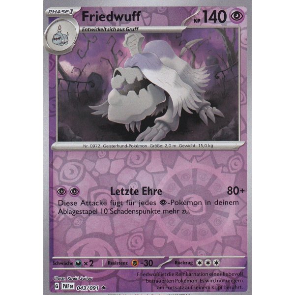 Friedwuff 043/091 REVERSE HOLO