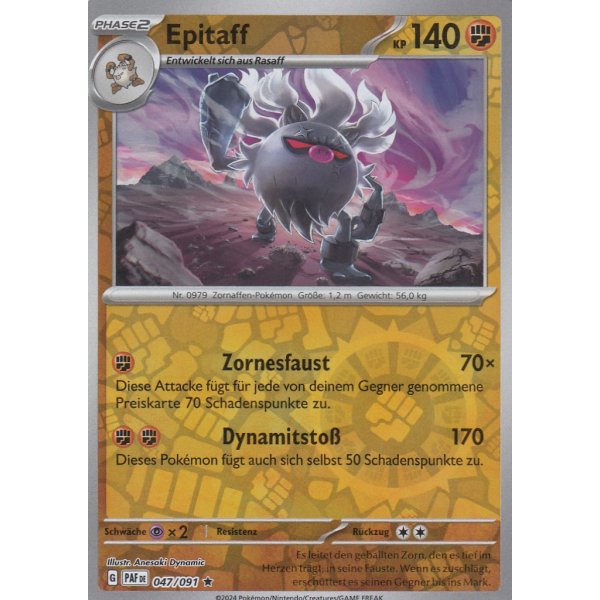 Epitaff 047/091 Holo REVERSE HOLO