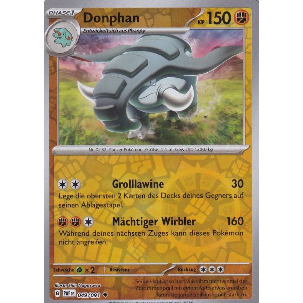 Donphan 049/091 REVERSE HOLO