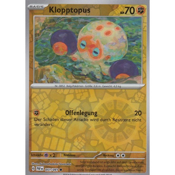 Klopptopus 051/091 REVERSE HOLO
