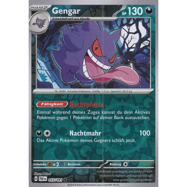Gengar 057/091 REVERSE HOLO