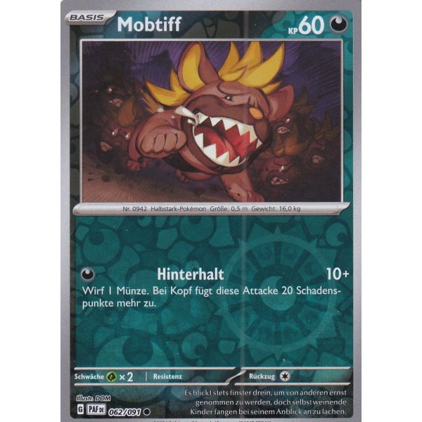 Mobtiff 062/091 REVERSE HOLO