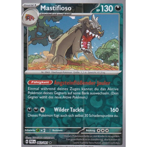 Mastifioso 063/091 Holo REVERSE HOLO