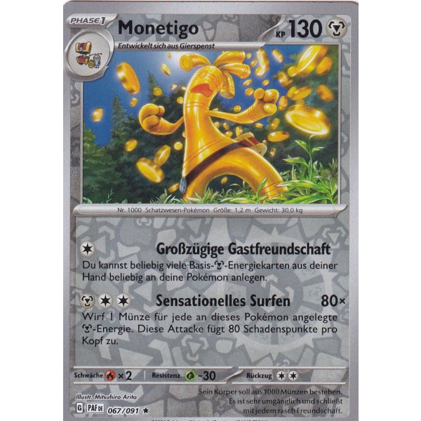 Monetigo 067/091 Holo REVERSE HOLO