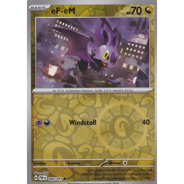 eF-eM 068/091 REVERSE HOLO