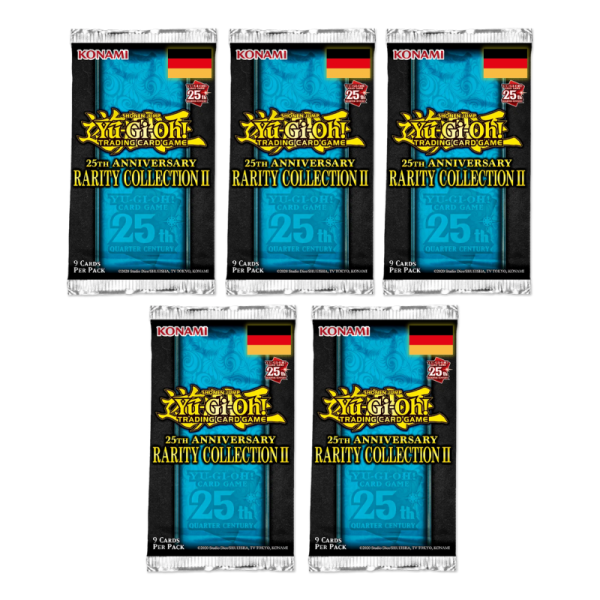 25th Anniversary Rarity Collection II Booster (5 St&uuml;ck) (deutsch)