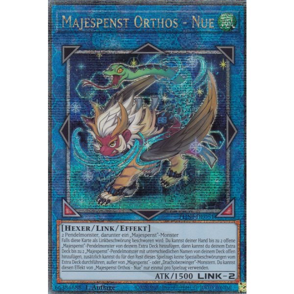 Majespenst Orthos - Nue (Quarter Century Secret Rare) PHNI-DE051-Quarter-Century-Secret-Rare