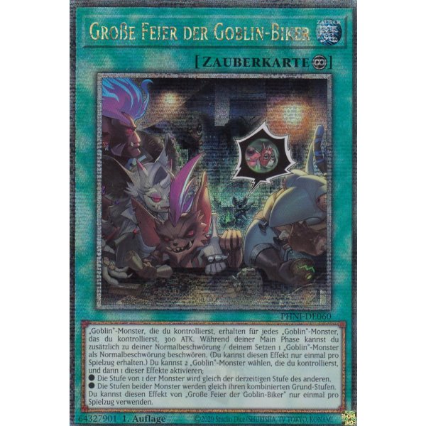 Gro&szlig;e Feier der Goblin-Biker (Quarter Century Secret Rare) PHNI-DE060-Quarter-Century-Secret-Rare
