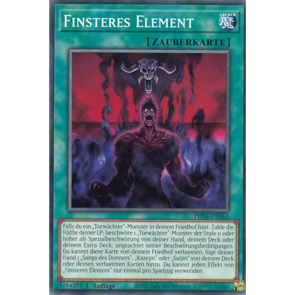 Finsteres Element PHNI-DE063
