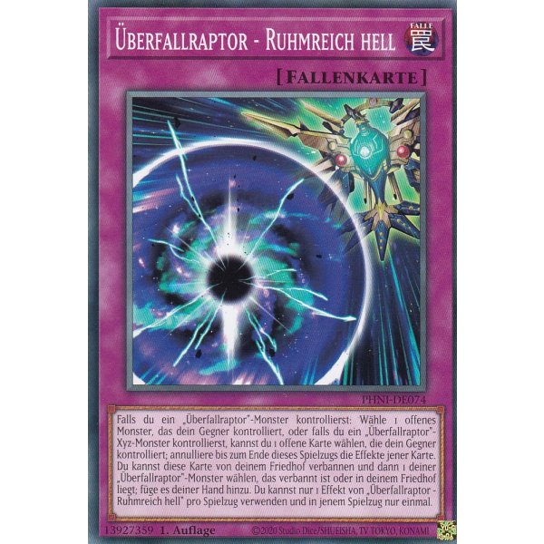 &Uuml;berfallraptor - Ruhmreich hell PHNI-DE074