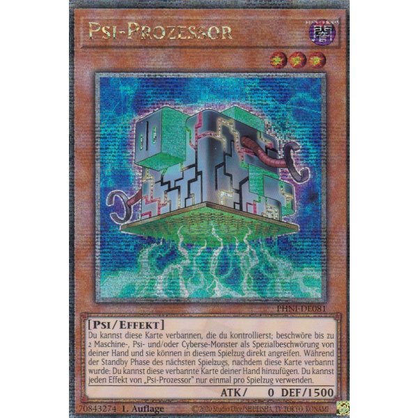 Psi-Prozessor (Quarter Century Secret Rare) PHNI-DE081-Quarter-Century-Secret-Rare