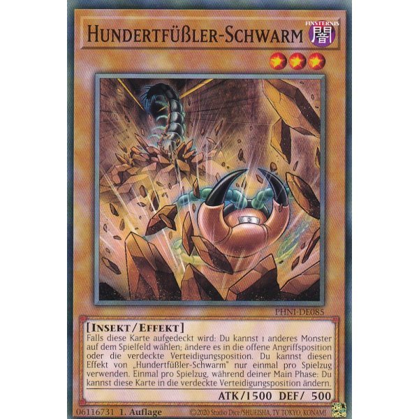 Hundertf&uuml;&szlig;ler-Schwarm PHNI-DE085