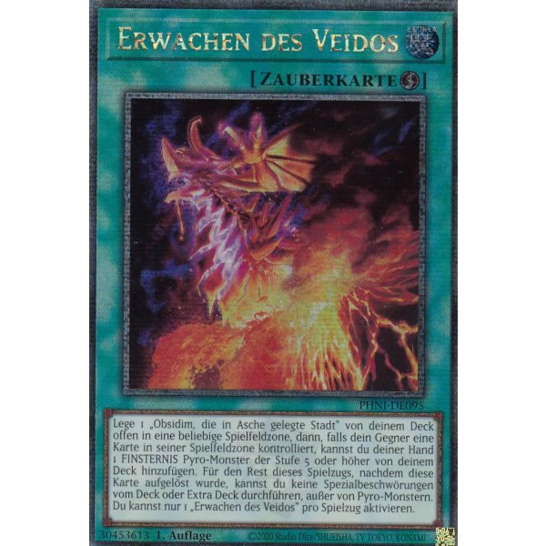 Erwachen des Veidos (Quarter Century Secret Rare) PHNI-DE095-Quarter-Century-Secret-Rare