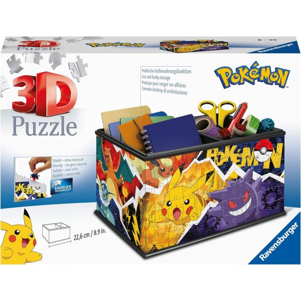 Pokemon - Aufbewahrungsbox - 3D Puzzle 216 Teile