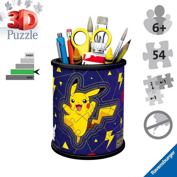 Pokemon - Utensilo Pokemon - 3D Puzzle 54 Teile