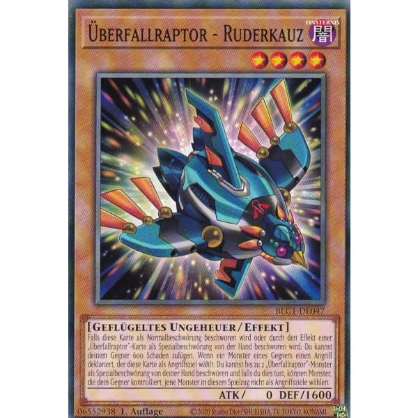 &Uuml;berfallraptor - Ruderkauz BLC1-DE047