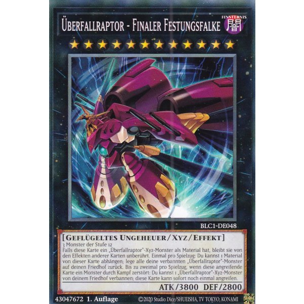 &Uuml;berfallraptor - Finaler Festungsfalke BLC1-DE048
