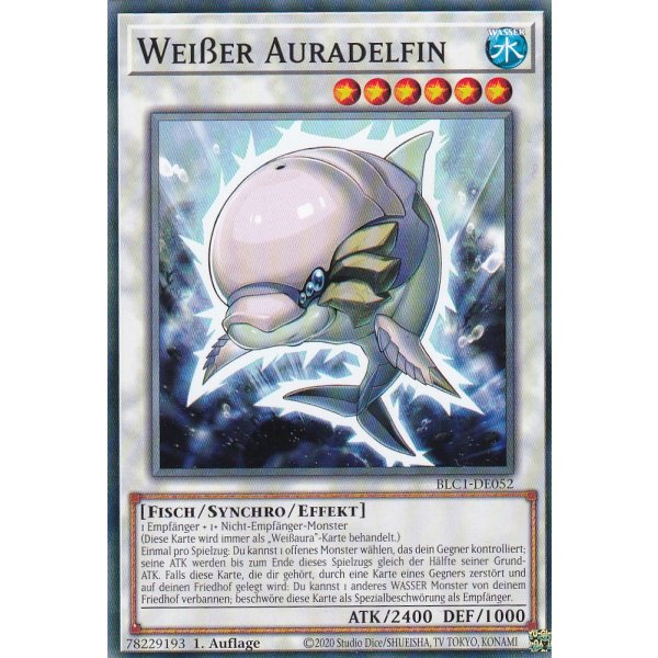 Wei&szlig;er Auradelfin BLC1-DE052