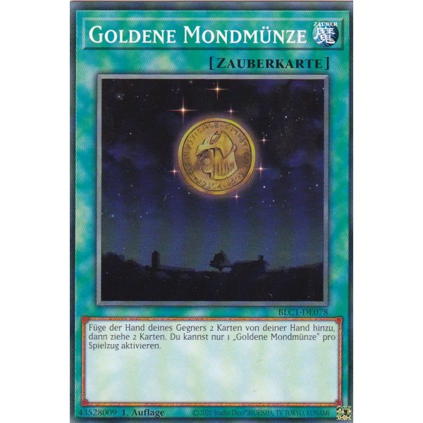 Goldene Mondm&uuml;nze BLC1-DE078