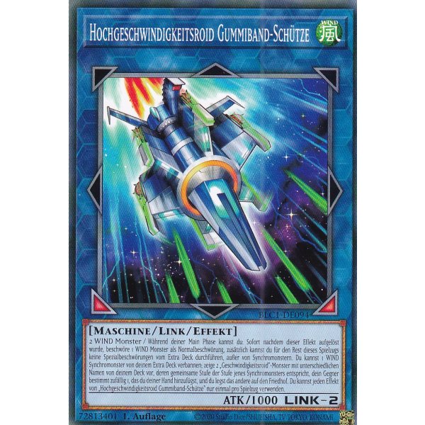 Hochgeschwindigkeitsroid Gummiband-Sch&uuml;tze BLC1-DE094