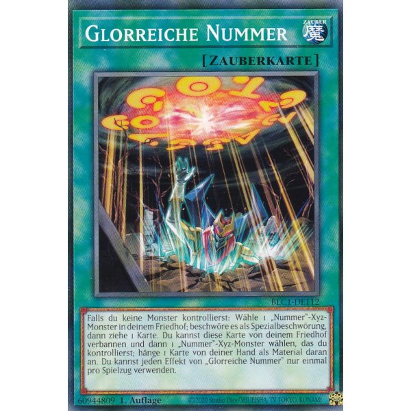 Glorreiche Nummer BLC1-DE112