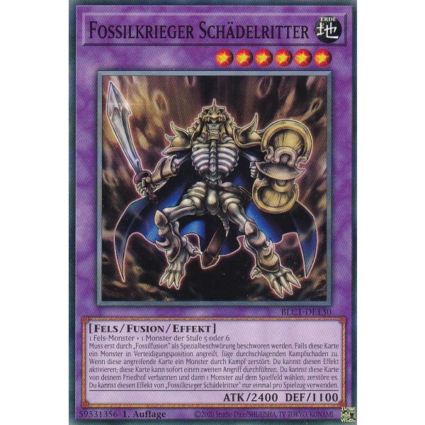 Fossilkrieger Sch&auml;delritter BLC1-DE130