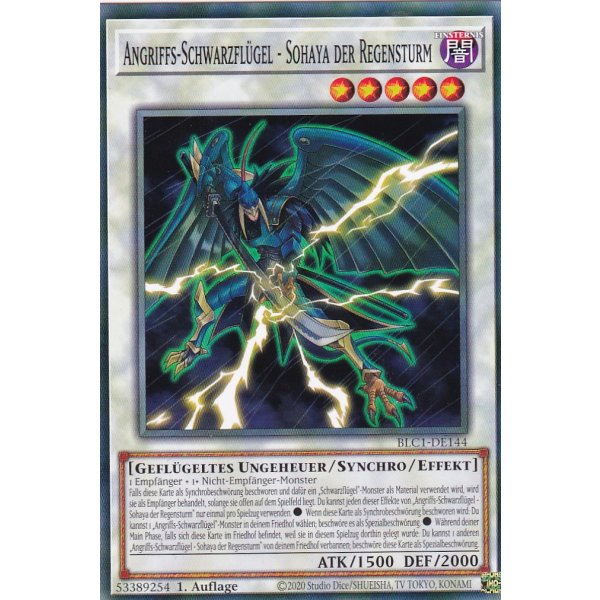 Angriffs-Schwarzfl&uuml;gel - Sohaya der Regensturm BLC1-DE144