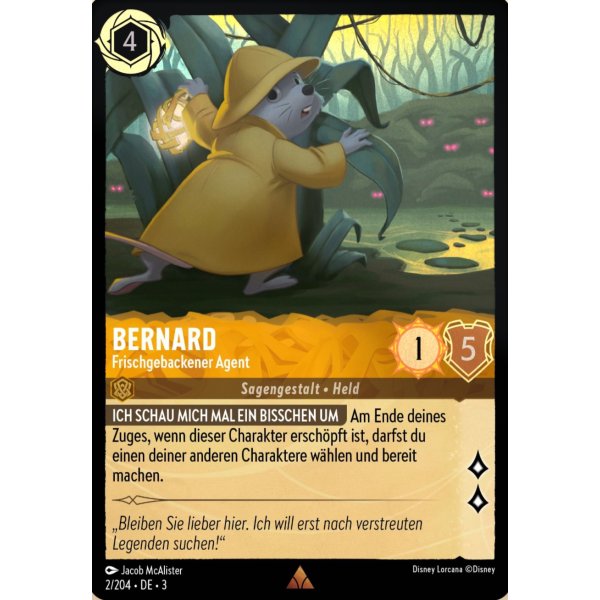 Bernard - Frischgebackener Agent 3INK-002-Holo