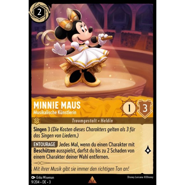 Minnie Maus - Musikalische K&uuml;nstlerin 3INK-009
