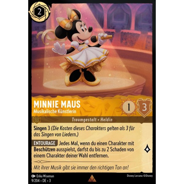 Minnie Maus - Musikalische K&uuml;nstlerin 3INK-009-Holo