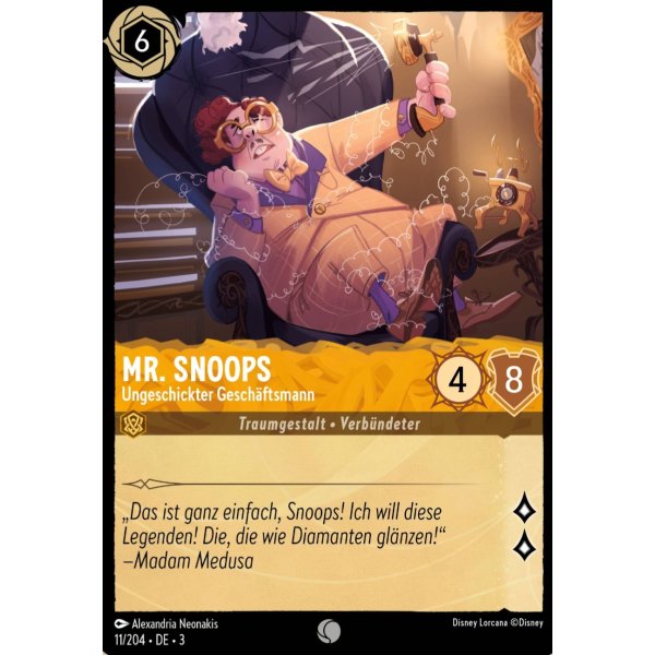 Mr. Snoops - Ungeschickter Gesch&auml;ftsmann  3INK-011