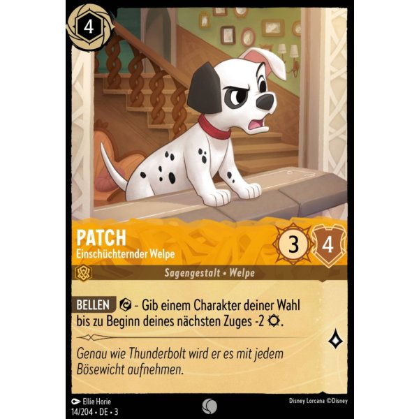 Patch - Einsch&uuml;chternder welpe  3INK-014