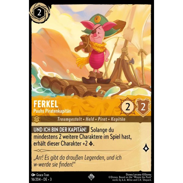 Ferkel - Puuhs Piratenkapit&auml;n  3INK-016