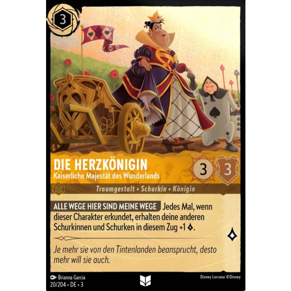Die Herzk&ouml;nigin - Kaiserliche Majest&auml;t des Wunderlands  3INK-020-Holo