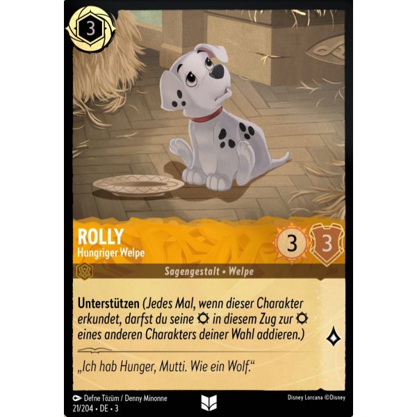 Rolly - Hungriger Welpe  3INK-021-Holo