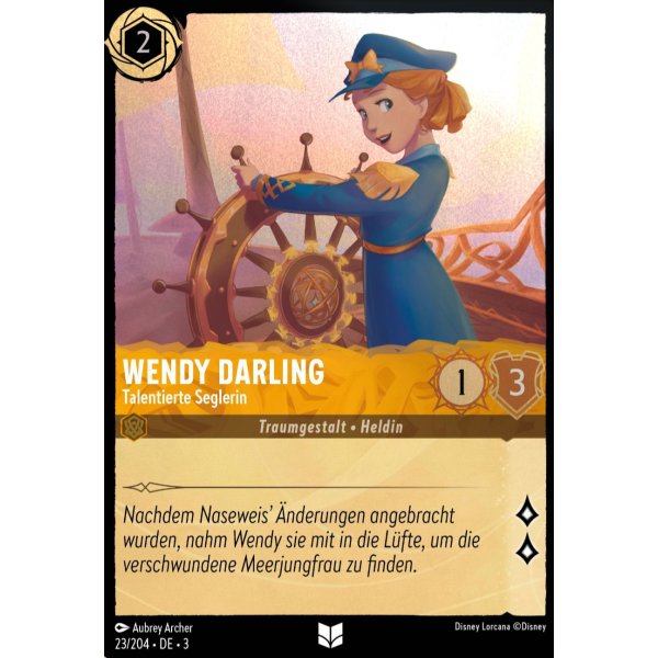 Wendy Darling - Talentierte Seglerin 3INK-023-Holo