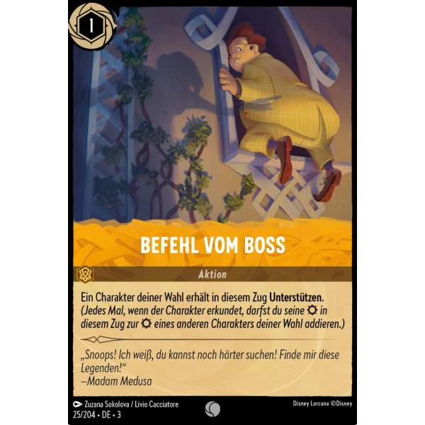 Befehl vom Boss 3INK-025