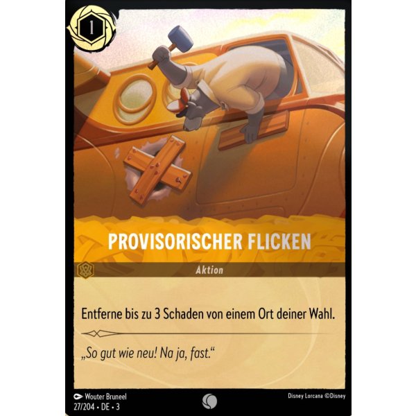 Provisorischer Flicken 3INK-027-Holo