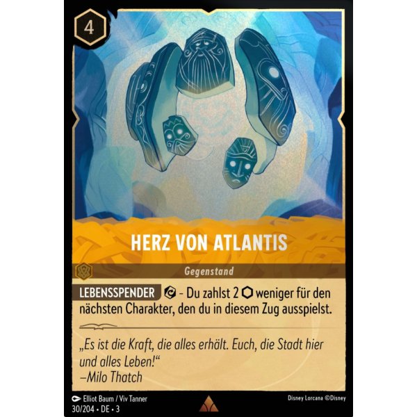 Herz von Atlantis 3INK-030-Holo