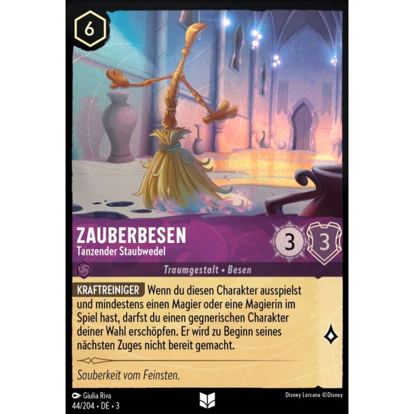 Zauberbesen - Tanzender Staubwedel  3INK-044-Holo