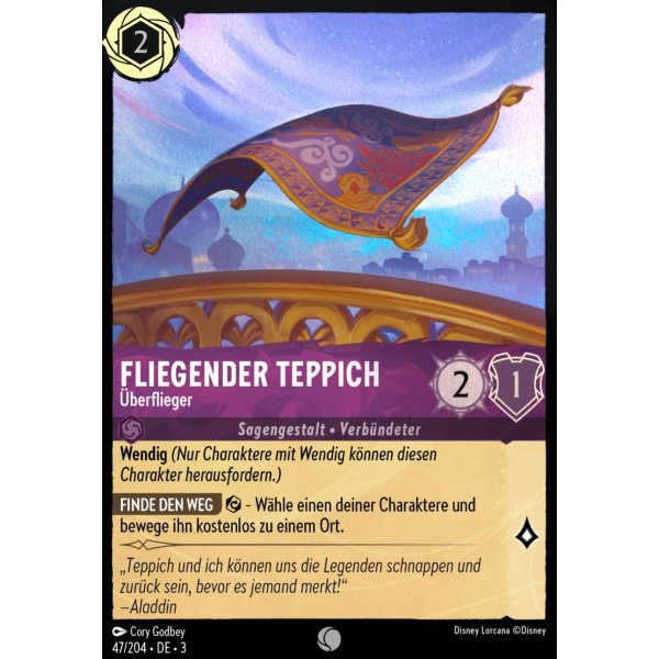 Fliegender Teppich - &Uuml;berflieger  3INK-047-Holo