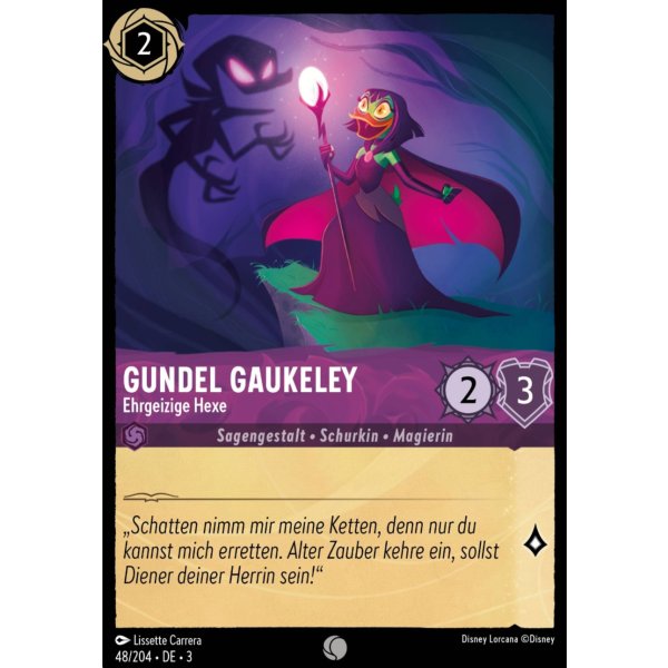 Gundel Gaukeley - Ehrgeizige Hexe 3INK-048