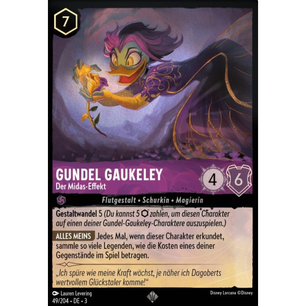 Gundel Gaukeley - Der Midas-Effekt 3INK-049-Holo