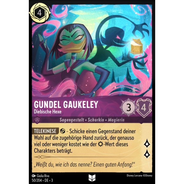 Gundel Gaukeley - Diebische Hexe  3INK-050-Holo