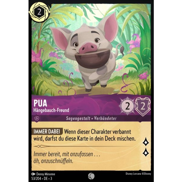 Pua -  H&auml;ngebauch-Freund 3INK-053-Holo