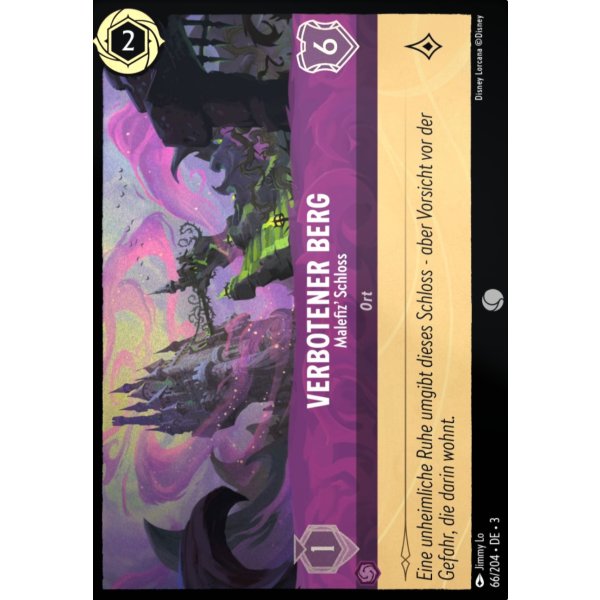 Verbotener Berg - Malefiz&acute; Schloss  3INK-066-Holo