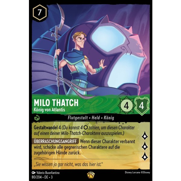 Milo Thatch - K&ouml;nig von Atlantis  3INK-080