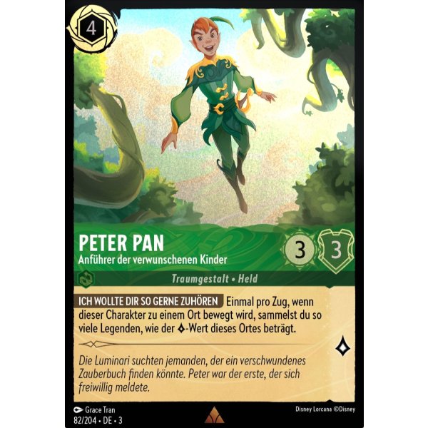 Peter Pan - Anf&uuml;hrer der verwunschenen Kinder  3INK-082-Holo