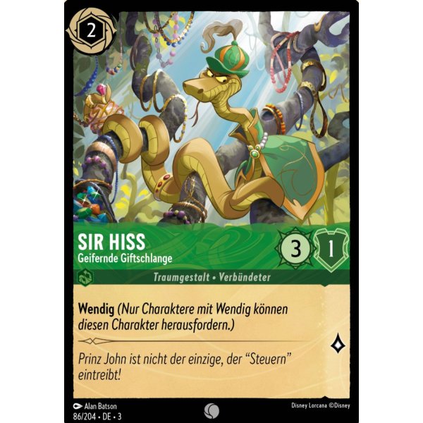 Sir Hiss - Geifende Giftschlang 3INK-086